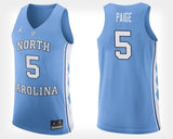 Marcus Paige North Carolina Basketball Jersey - Light Blue