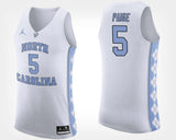 Marcus Paige North Carolina Basketball Jersey - White