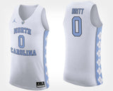 Nate Britt North Carolina Basketball Jersey - White