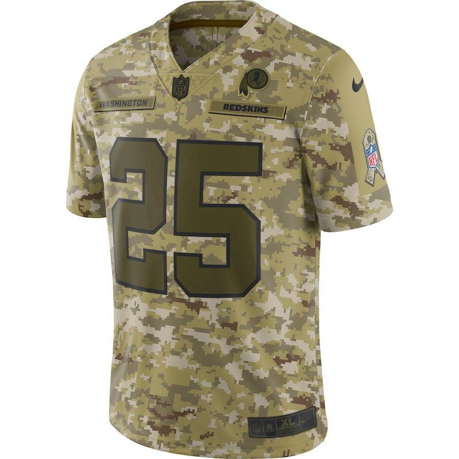 Chris Thompson Washington Redskins Game Jersey Camo