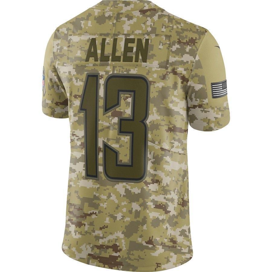 Keenan Allen Los Angeles Chargers Game Jersey Camo