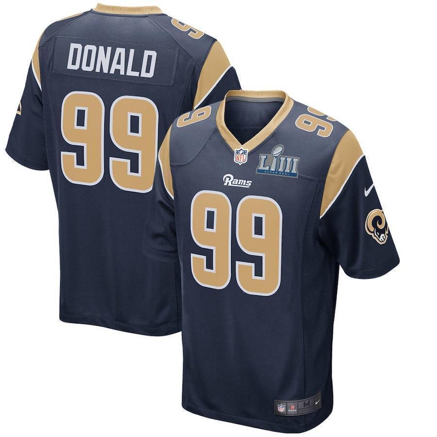 Aaron Donald Los Angeles Rams Super Bowl LIII Game Jersey