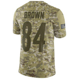 Antonio Brown Pittsburgh Steelers Game Jersey Camo