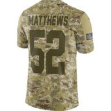 Clay Matthews Green Bay Packers Game Jersey Camo
