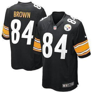 Antonio Brown Pittsburgh Steelers Black Game Jersey