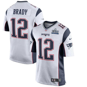 Tom Brady New England Patriots Super Bowl LIII Game Jersey