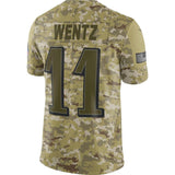 Carson Wentz Philadelphia Eagles Game Jersey Camo