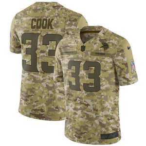 Dalvin Cook Minnesota Vikings Game Jersey Camo