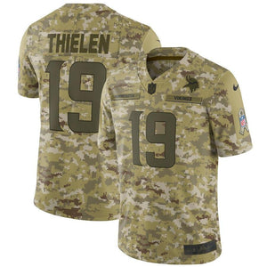 Adam Thielen Minnesota Vikings Game Jersey Camo