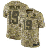 Adam Thielen Minnesota Vikings Game Jersey Camo