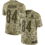 Antonio Brown Pittsburgh Steelers Game Jersey Camo