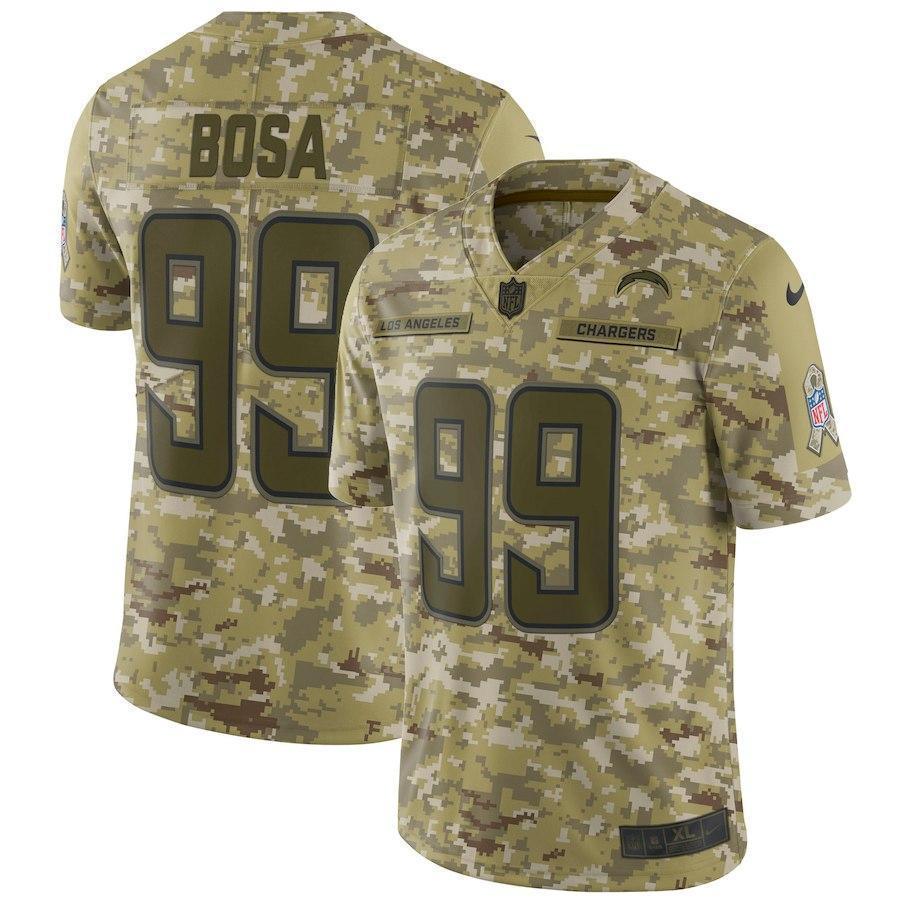 Joey Bosa Los Angeles Chargers Game Jersey Camo