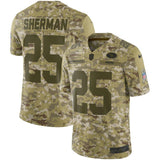 Richard Sherman San Francisco 49ers Game Jersey Camo