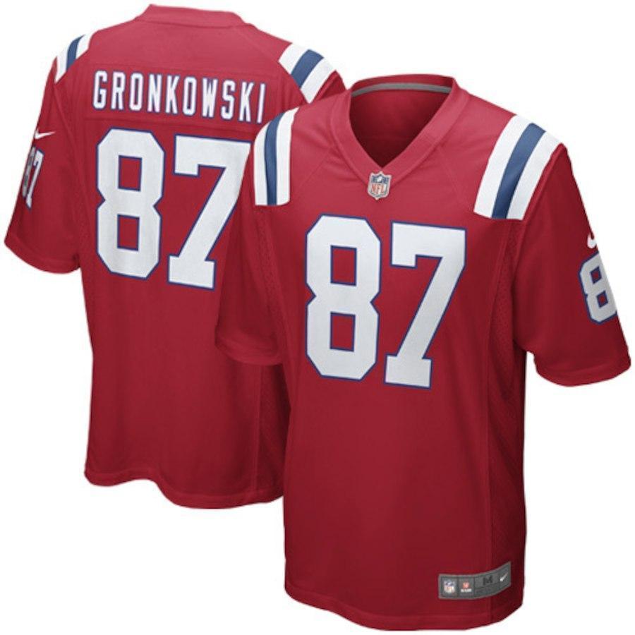 Rob Gronkowski New Endgland Patriots Game Jersey