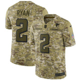 Matt Ryan Atlanta Falcons Game Jersey Camo