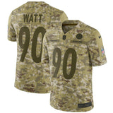 T.J. Watt Pittsburgh Steelers Game Jersey Camo