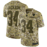 Bo Jackson Oakland Raiders Game Jersey Camo