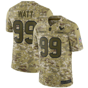 J.J. Watt Houston Texans Game Jersey Camo