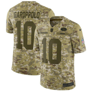 Jimmy Garoppolo San Francisco 49ers Game Jersey Camo