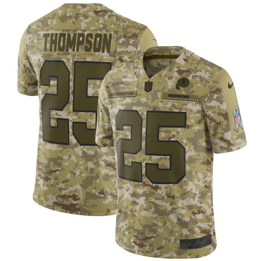 Chris Thompson Washington Redskins Game Jersey Camo