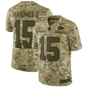 Patrick Mahomes Kansas City Chiefs Game Jersey Camo
