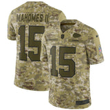 Patrick Mahomes Kansas City Chiefs Game Jersey Camo