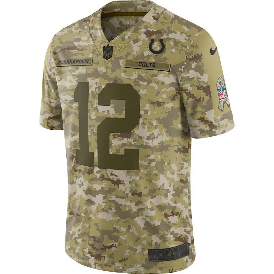 Andrew Luck Indianapolis Colts Game Jersey Camo