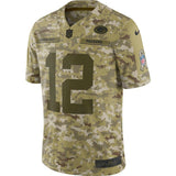 Aaron Rodgers Green Bay Packers Game Jersey Camo