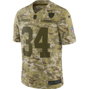 Bo Jackson Oakland Raiders Game Jersey Camo