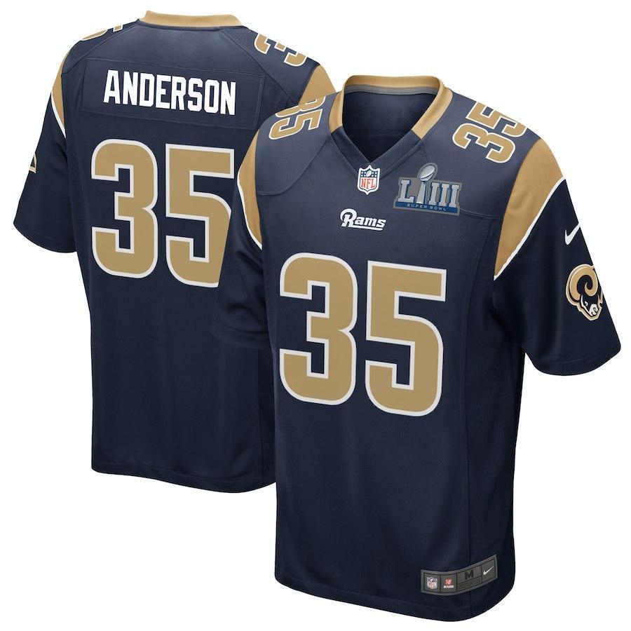 C.J. Anderson Los Angeles Rams Super Bowl LIII Game Jersey