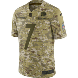 Ben Roethlisberger Pittsburgh Steelers Game Jersey Camo