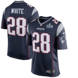 James White New England Patriots Super Bowl LIII Game Jersey