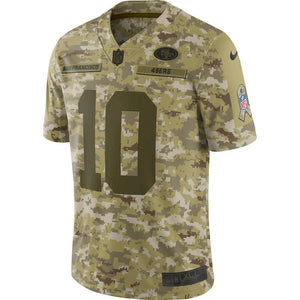 Jimmy Garoppolo San Francisco 49ers Game Jersey Camo