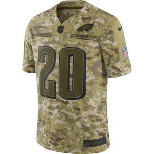 Brian Dawkins Philadelphia Eagles Game Jersey Camo