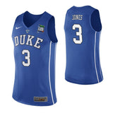 Tre Jones Duke Blue Devils 2019 Final Four Basketball Jersey - Blue
