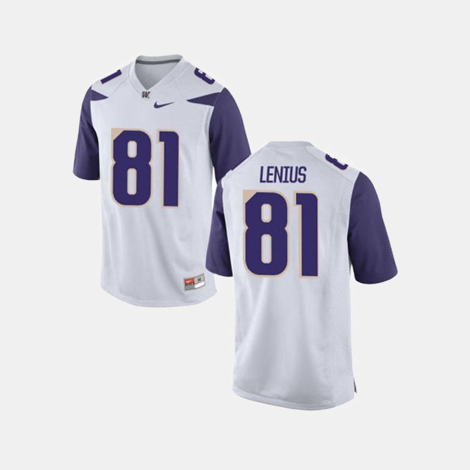 Brayden Lenius Washington Huskies Football Jersey - White