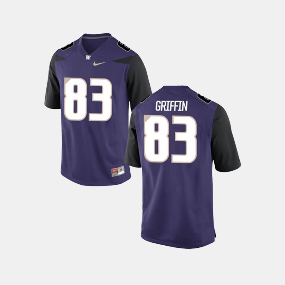 Connor Griffin Washington Huskies Football Jersey - Purple