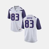 Connor Griffin Washington Huskies Football Jersey - White