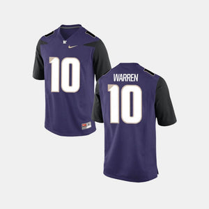 Jusstis Warren Washington Huskies Football Jersey - Purple