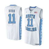 Shea Rush North Carolina Basketball Jersey-White